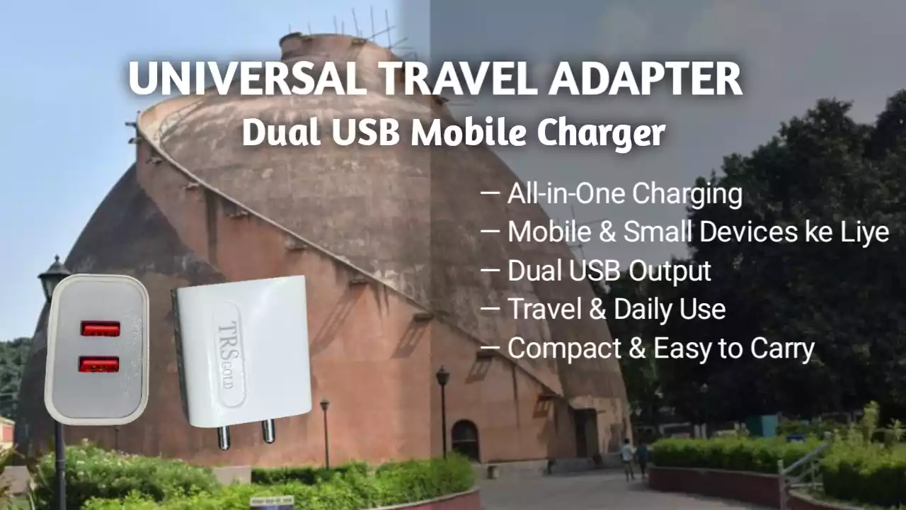 C Type Mobile Charger in Bairgachhi | Dual Port Mobile Charger | Best Price & Fast Charging | 3.0 Power Adapter Compatible |